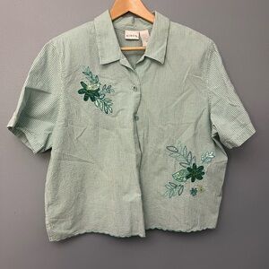 Vintage Koret Seersucker Button Down Shirt